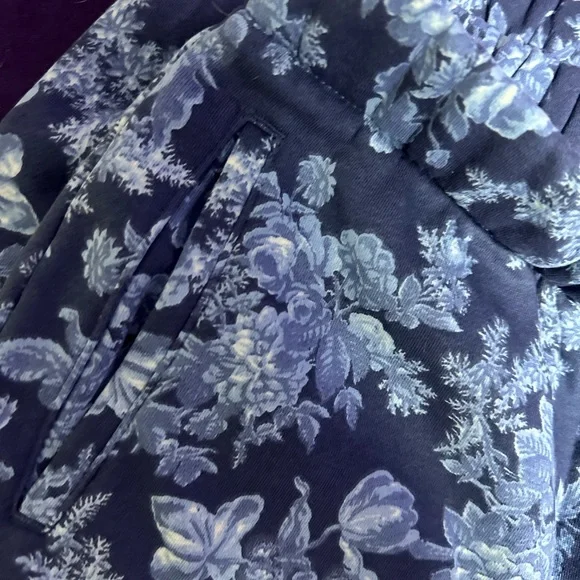 CLOSET CLOSING LoveShackFancy x GAP Floral Blue Joggers - Picture 4 of 6